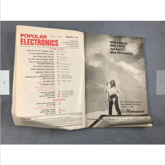 Vtg Popular Electronics Magazine Feb 1970 Build Electric Guitar*Speaker*Alarm++ - Picture 3 of 3